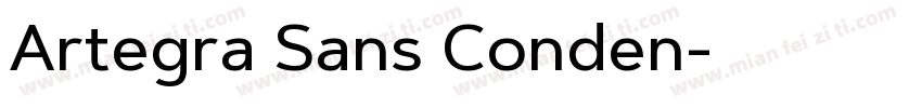 Artegra Sans Conden字体转换